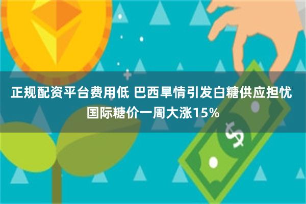 正规配资平台费用低 巴西旱情引发白糖供应担忧 国际糖价一周大涨15%